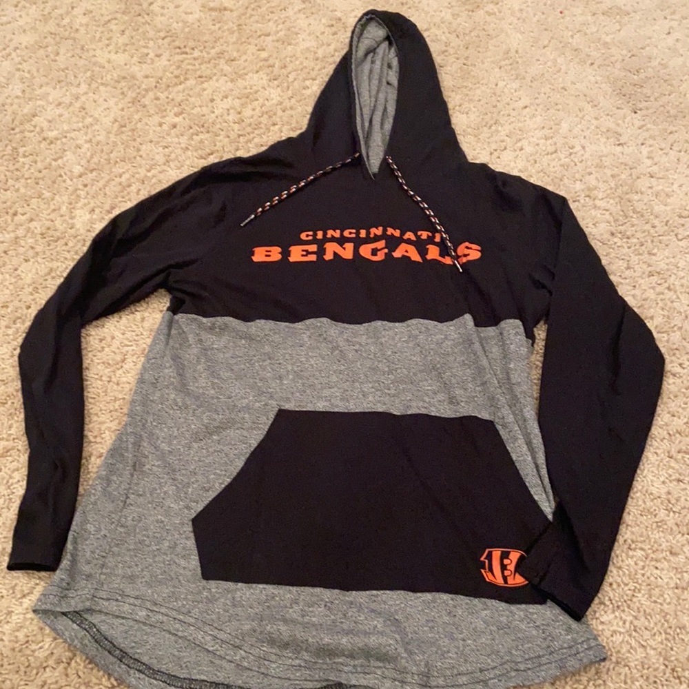 Cincinnati Bengals Black and Gray Hoodie